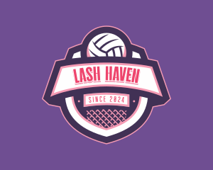 Athletic Volleyball Team logo design