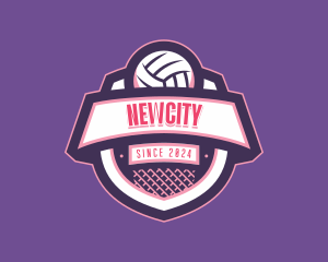 Athletic Volleyball Team logo design