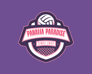 Athletic Volleyball Team logo design