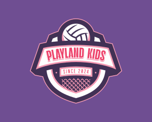 Athletic Volleyball Team logo design