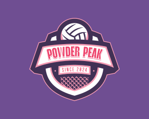 Athletic Volleyball Team logo design