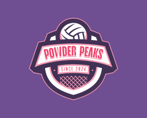 Athletic Volleyball Team logo design