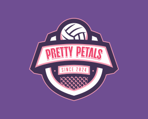 Athletic Volleyball Team logo design