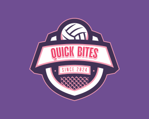 Athletic Volleyball Team logo design