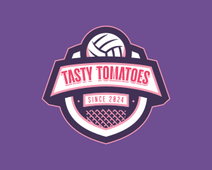 Athletic Volleyball Team logo design