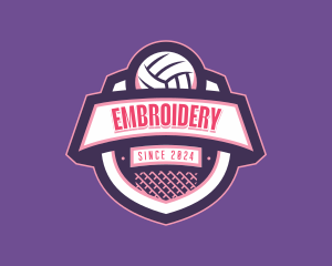 Athletic Volleyball Team logo design