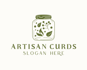 Organic Food Jar logo design