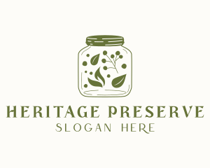 Organic Food Jar logo design