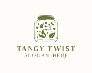 Pickled - Organic Food Jar logo design