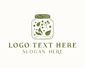 Food - Organic Food Jar logo design