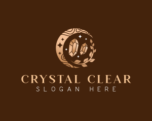 Crystal - Crystal Moon Luxury logo design