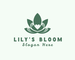 Lily - Natural Herb Heart logo design