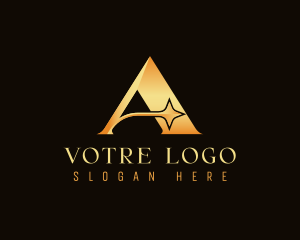 Boutique - Deluxe Star Letter A logo design