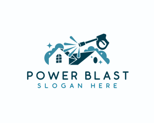 Home Power Washer logo design