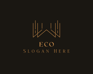 Elegant Deluxe Letter W  Logo