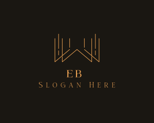 Elegant Deluxe Letter W  Logo