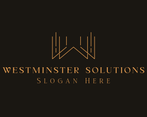 Elegant Deluxe Letter W  logo design