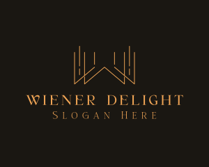 Elegant Deluxe Letter W  logo design