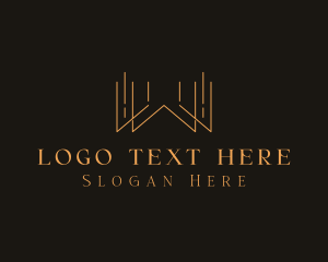 Elegant Deluxe Letter W  Logo