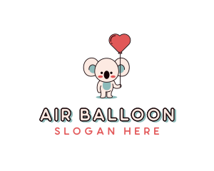 Balloon - Koala Balloon Zoo logo design