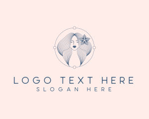 Vlogger - Feminine Beauty Hairdresser logo design