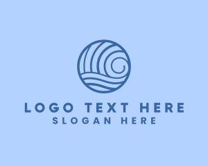 Tsunami - Ocean Wave Getaway logo design