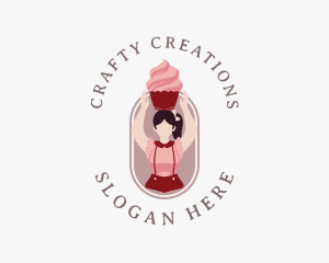 Homemade - Homemade Cupcake Baker logo design