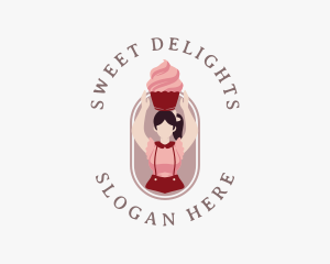 Homemade Cupcake Baker logo design