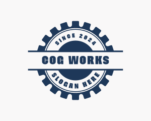 Industrial Gear Cog logo design