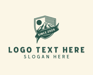 Outdoor - Adventure Mountain Hiker logo design