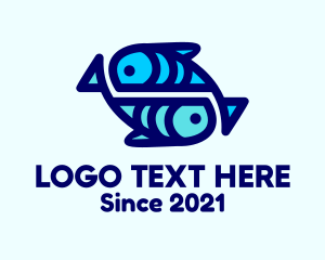Fortune Telling - Marine Aquatic Fish logo design