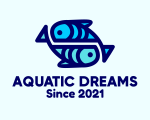 Marine Aquatic Fish  logo design