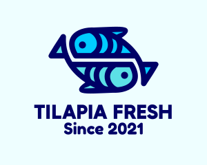 Tilapia - Marine Aquatic Fish logo design