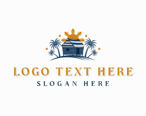 Cottage - Philippine Native House logo design