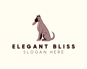 Pet Great Dane Dog Logo