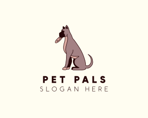 Pet Great Dane Dog logo design