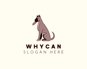 Great Dane - Pet Great Dane Dog logo design