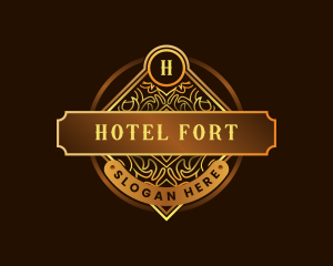 Luxury Royal Hotel logo design