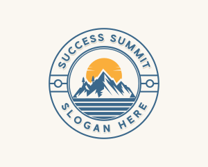 Trekking Adventure Summit logo design