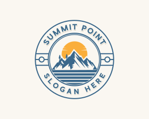 Trekking Adventure Summit logo design