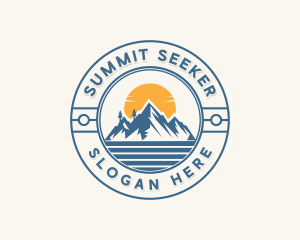 Trekking Adventure Summit logo design