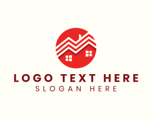 Residential - Property Realty Roofing logo design