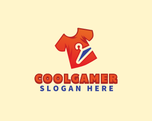 Tshirt - Shirt Hanger Laundry logo design