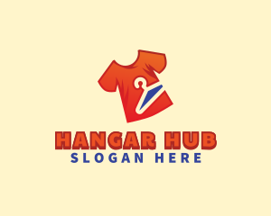 Hanger - Shirt Hanger Laundry logo design