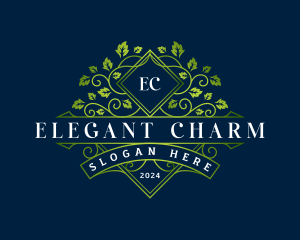 Elegant Leaf Garden logo design