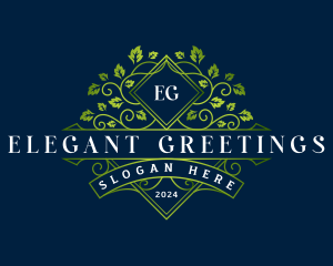 Elegant Leaf Garden logo design