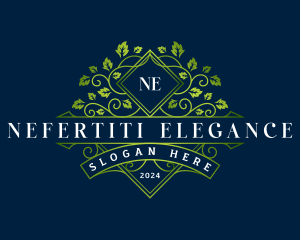 Elegant Leaf Garden logo design