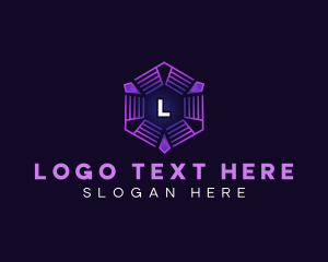 Abstract - Digital Tech Programming logo design