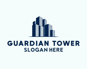 Blue City Building logo design