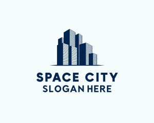 Blue City Building logo design